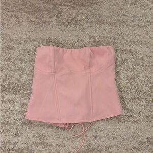 Edikted Blush Pink Corset Top